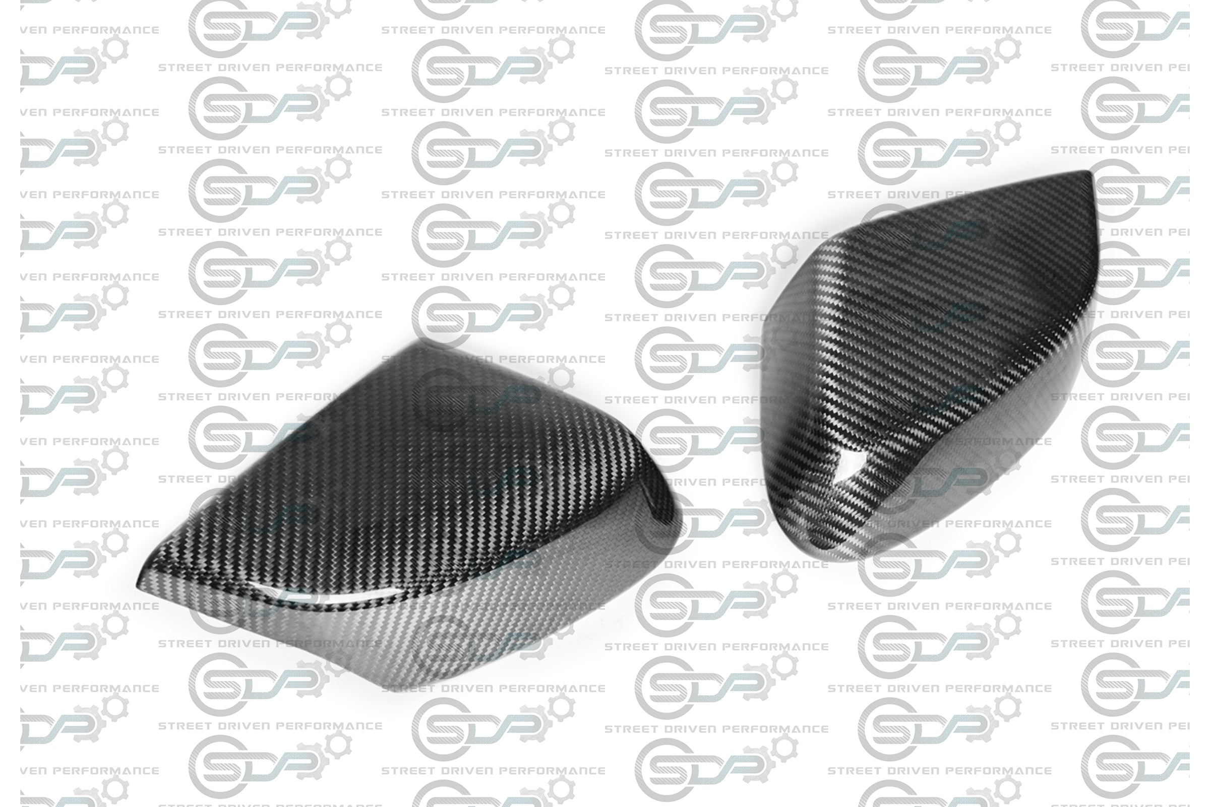 2020+ C8 Corvette - Carbon Fiber Tape-On Top and Bottom Mirror Covers